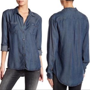 Articles of Society Tencel Denim Chambray Button
